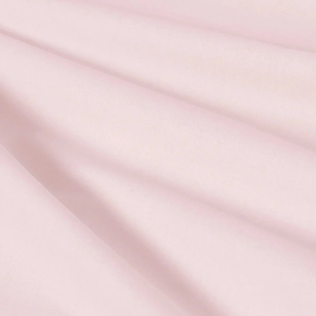 Goldea pamut ágyneműhuzat duo - rózsaszín masnik, púderrózsaszín hátoldal 240 x 220 és 2db 70 x 90 cm