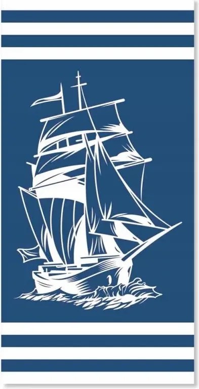 Óriás Törölköző Hajó Vitorlás Tengerészet Hajózás 150x210