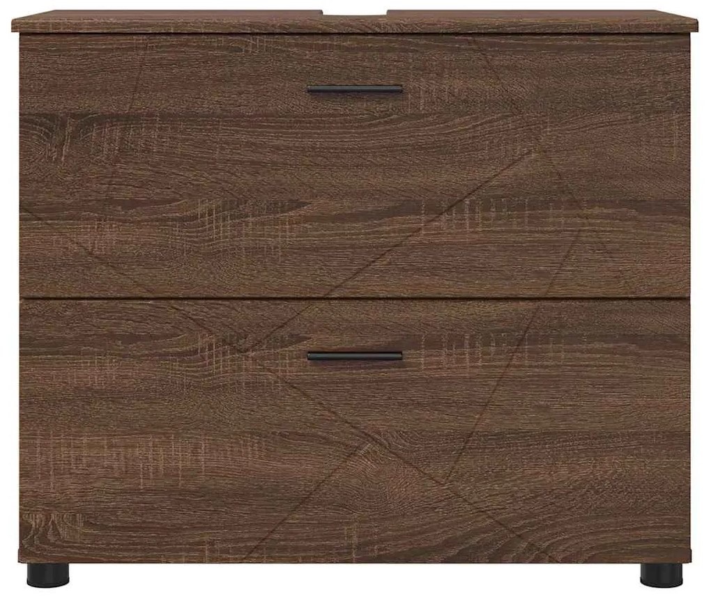 Fürdőszoba Székény barna tölgy 76.5 x 35 x 64 cm Faanyag