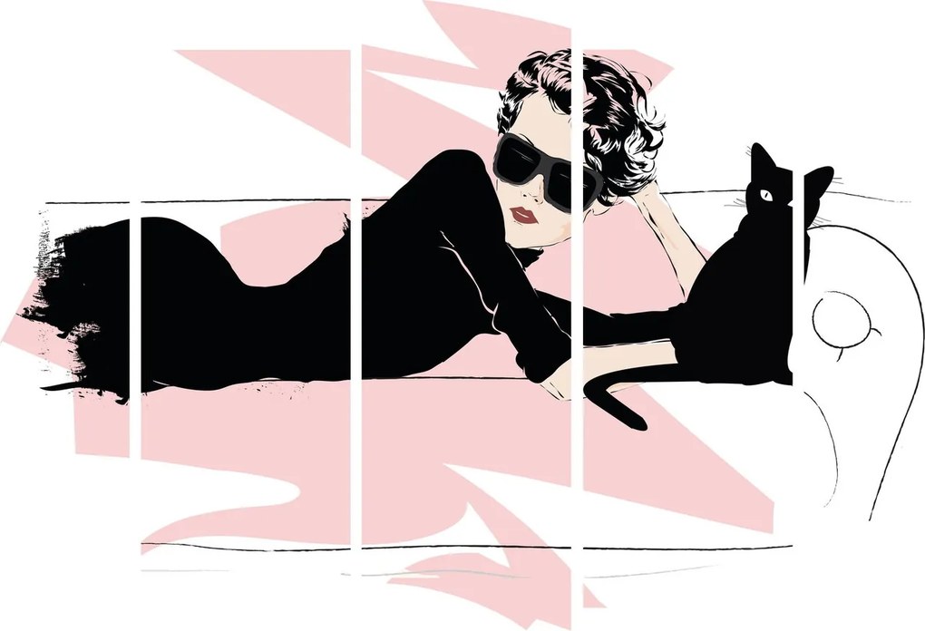 Kép - Fashion lady (150x105 cm)