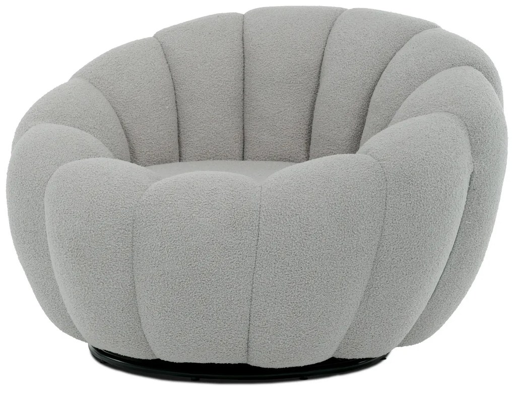 Forgószék Bouclé GREY2, szürke