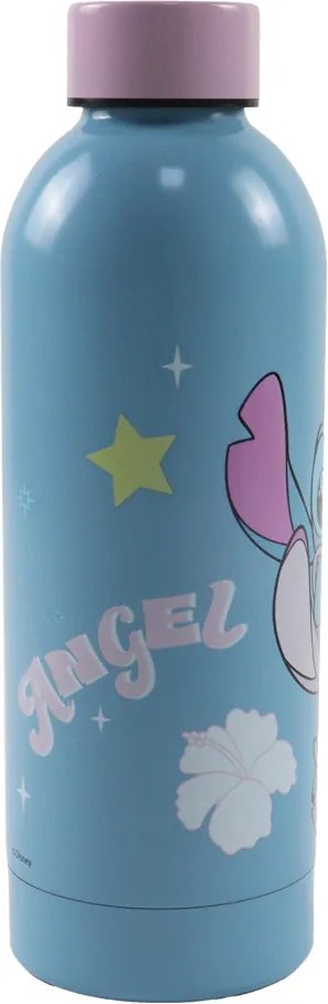 Disney Lilo és Stitch, A csillagkutya Alien 626 rozsdamentes acél kulacs csavaros kupakkal 530 ml