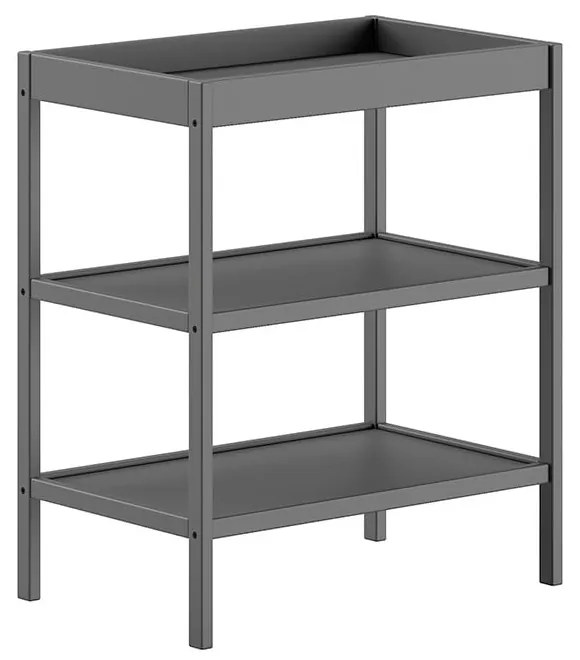 Antracitszürke bükkfa pelenkázó asztal Dino – Vipack