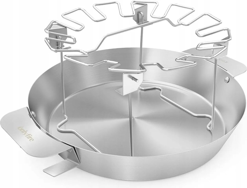 Onlyfire Grillsütő Grillrács Rozsdamentes Acél 30 CM