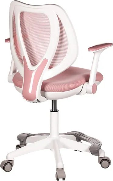 Gyermek szék, magasságállítható, rózsaszín hálós, KA-C806 PINK