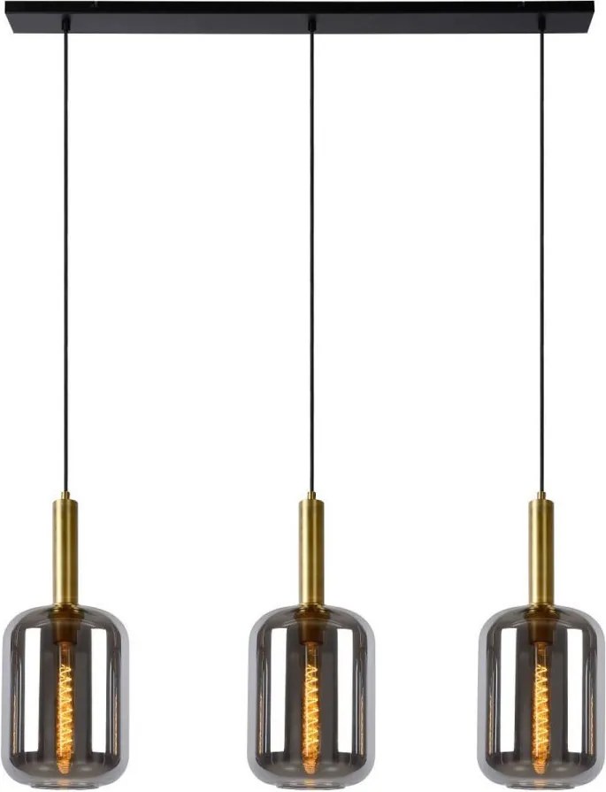 Lucide JOANET 45494/03/65 Függőlámpa 3x40w/e27 ip20
