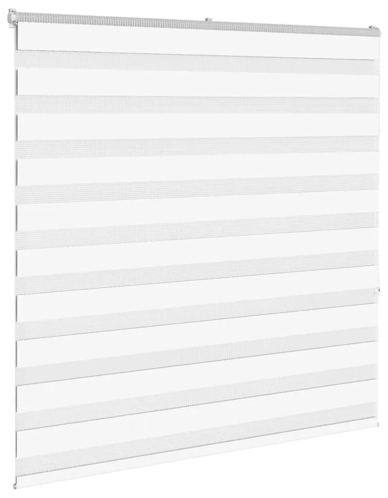 zebrafüggönnyel fehér szövetszélesség 140,9 cm poliészter