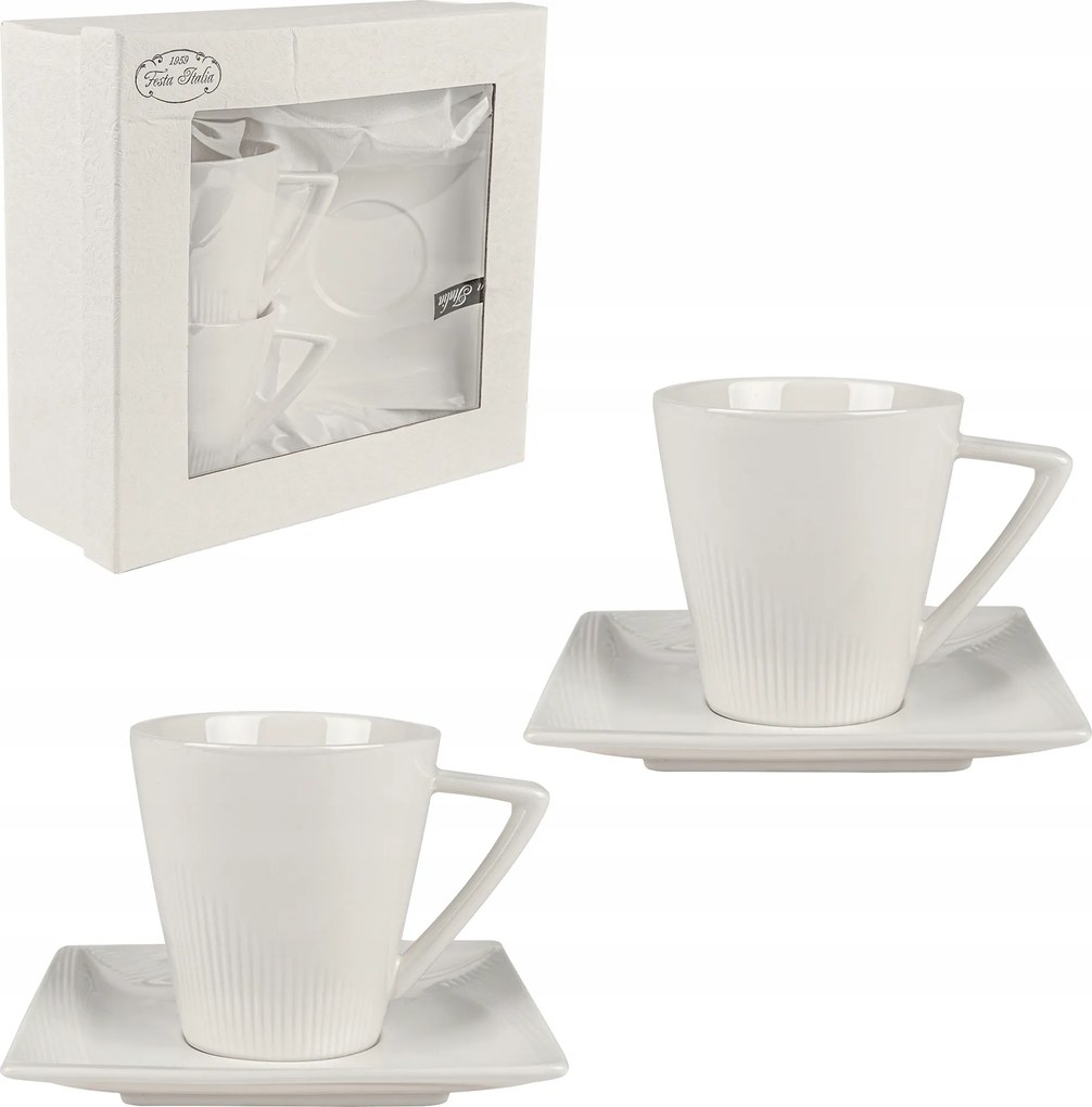 Csésze Festa Italia Melania porcelán 220 ml 2 db
