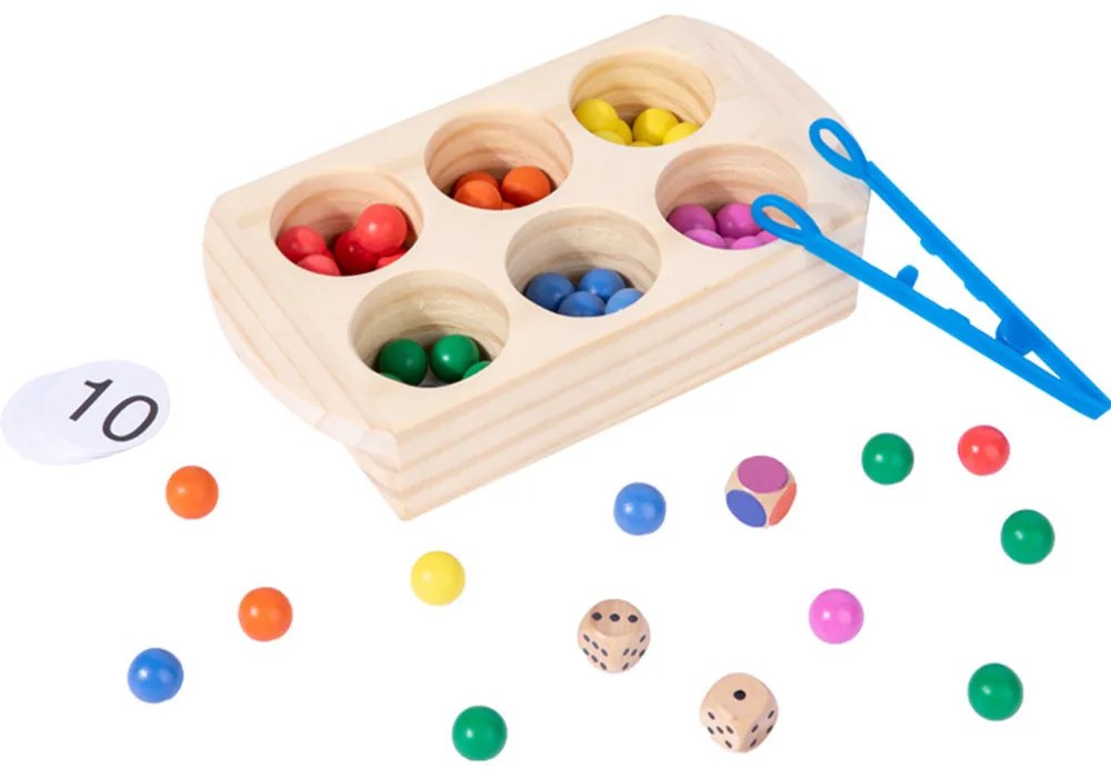 Színek, számok Montessori fejlesztő fajáték