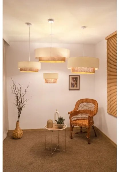 Brilagi - BOHO STYLE LED függeszték kábelen, 3× E27 / 15 W / 230 V, Ø 60 cm