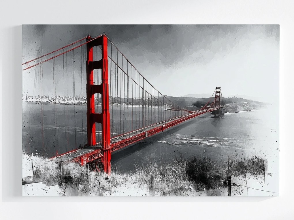 Canvas Golden Gate Bridge San Francisco Usa Vászonkép 120x80
