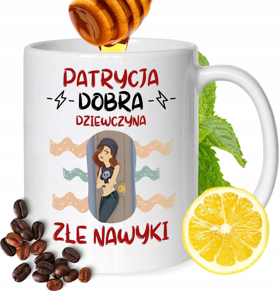 Bögre Patrícia Barátnőknek Ajándék Nyomtatott Fehér 330ml