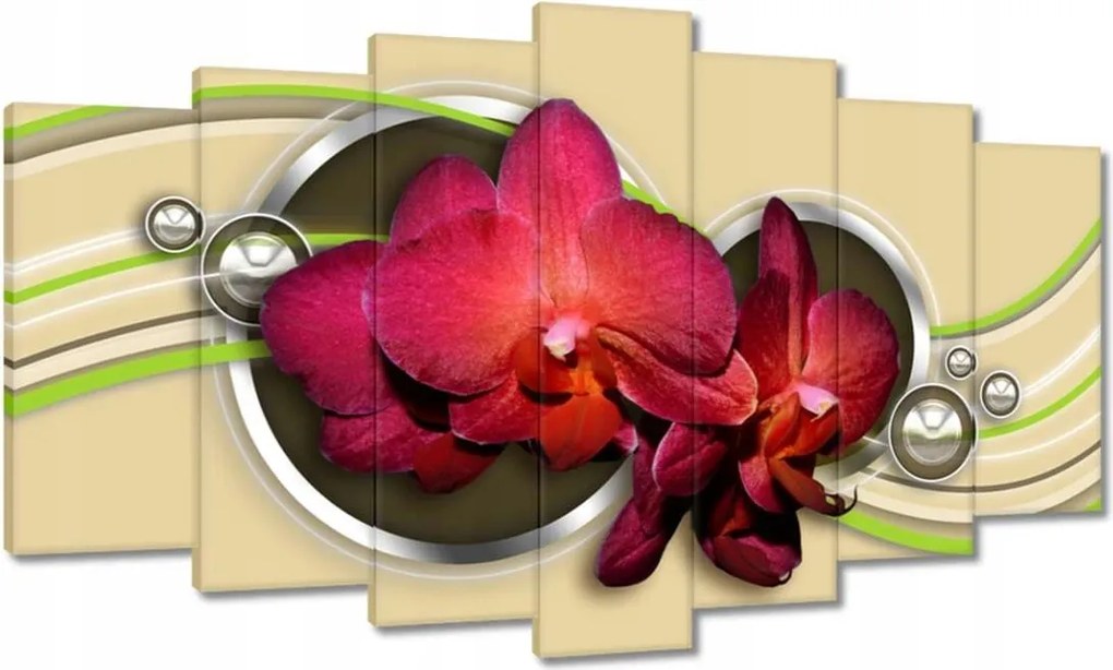 Festmények 140x80 Virágok Absztrakt