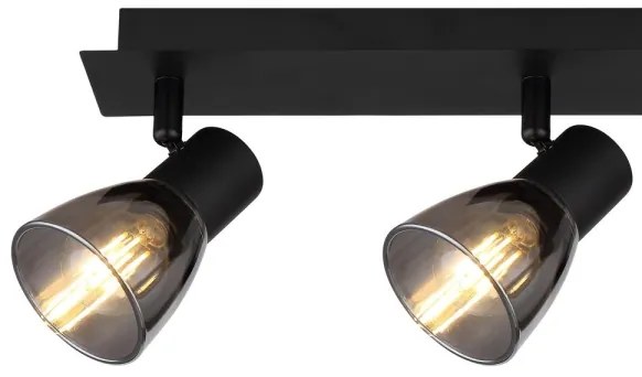 Globo 54307-3 - CLAUDE 3xE14/40W spotlámpa, fekete, 230V