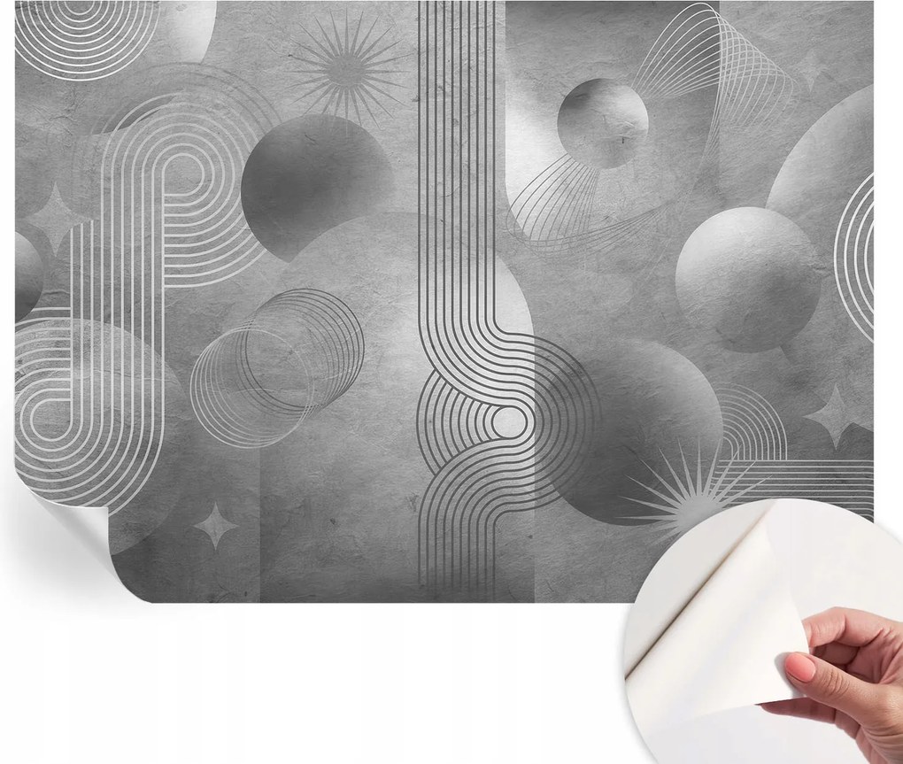 Divatos öntapadós tapéta Fali furnér Absztrakt elegancia 312x219