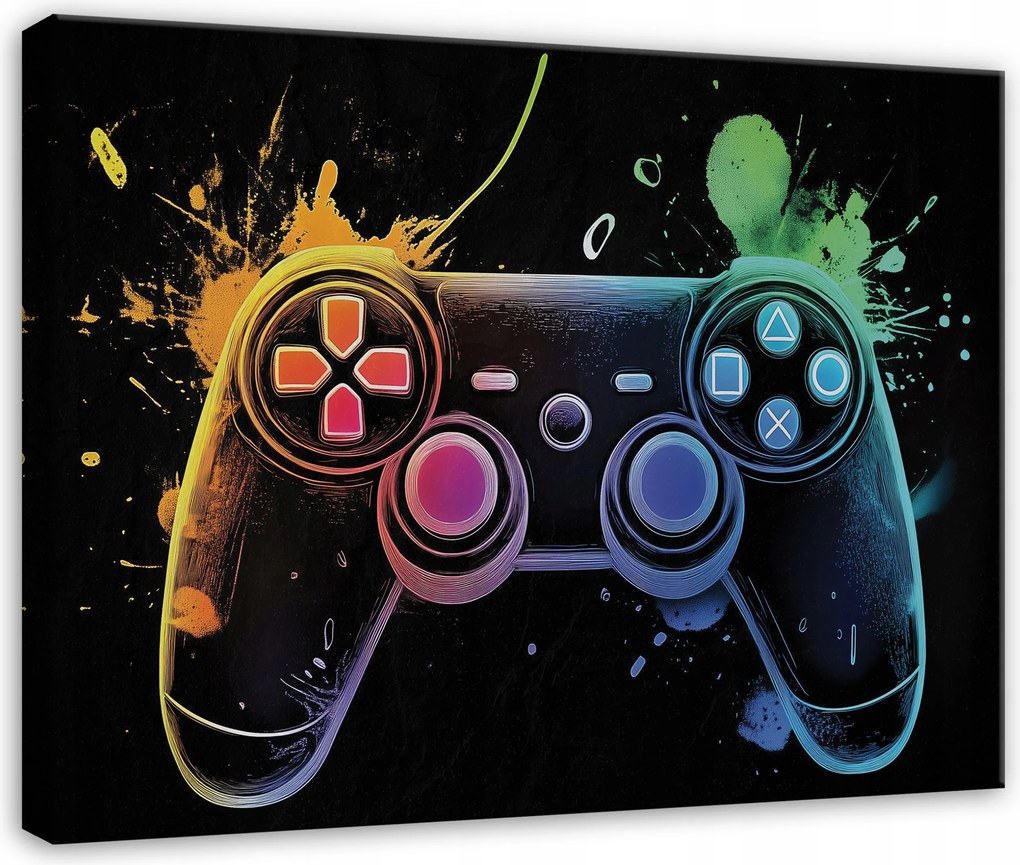 Ifjúsági Játékos Vászonkép Pad Gaming Falra Modern 60x40