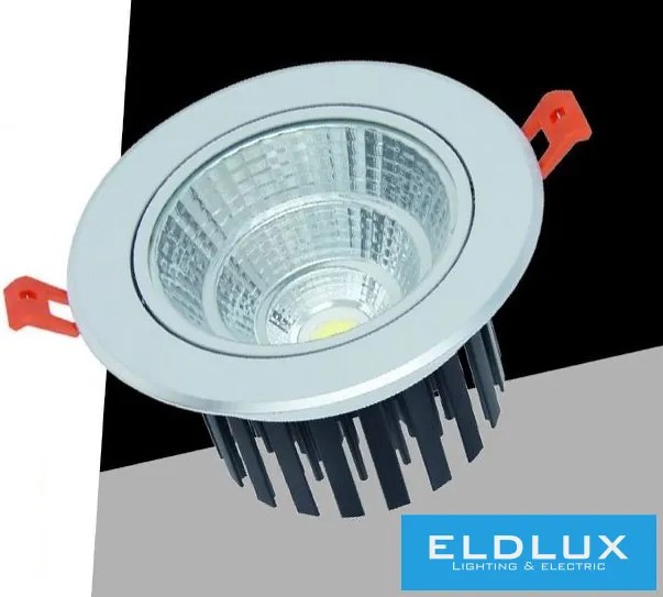 UNIVERSO LED süllyestett lámpa 7w 630lm 3000K 24° IP20 alumínium