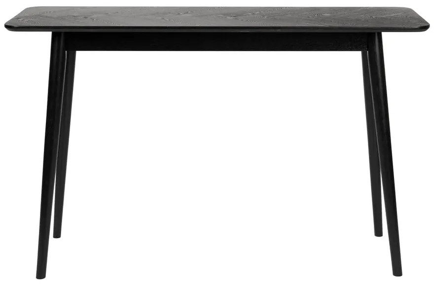 Fekete konzolasztal 40x120 cm Fabio – White Label