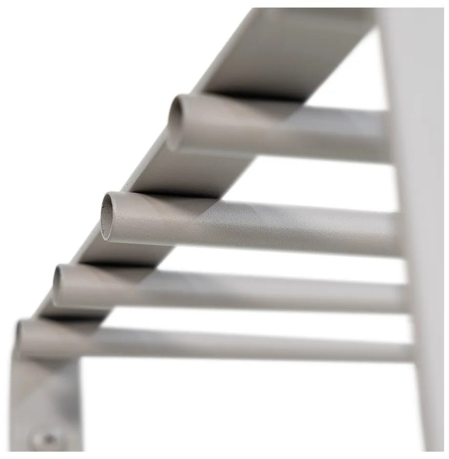 Szürke-bézs fém fali fogas polccal Rex – Spinder Design