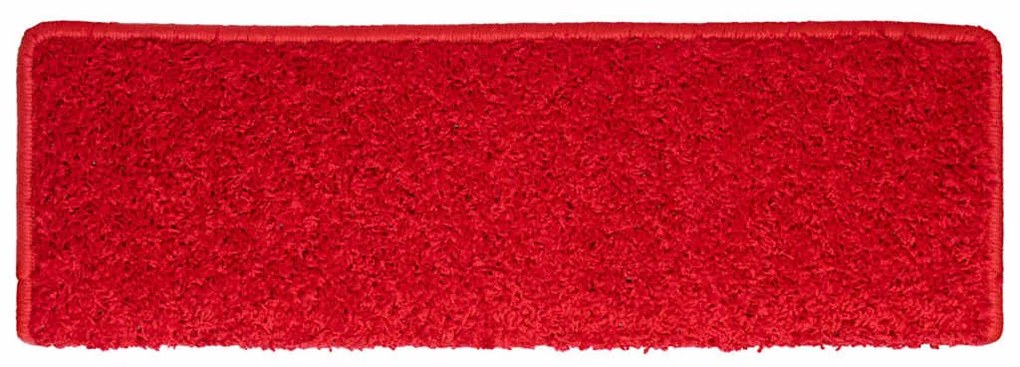 vidaXL 30 db piros lépcsőszőnyeg 65 x 21 x 4 cm