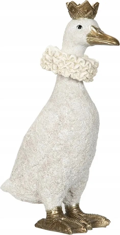 Kacsa Figura Húsvéti Kacsa Húsvéti Ajándék Dekoráció Fehér 34cm