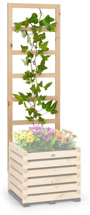 Blumfeldt Modu Grow 50 UP, rács növényekre, 151 x 50 x 3 cm, fenyő