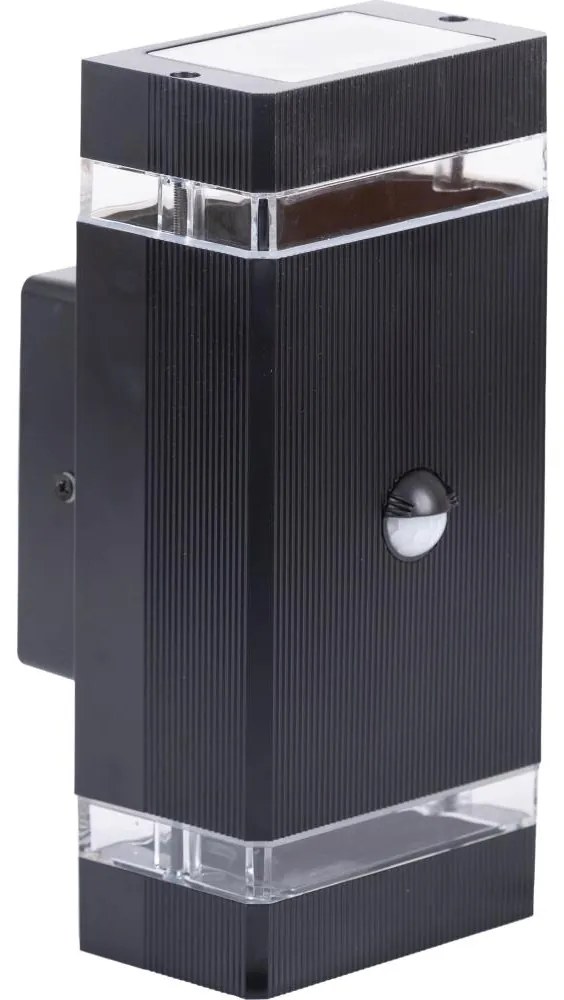 Kültéri fali lámpa érzékelővel NIZZA 2xGU10/35W/230V IP65