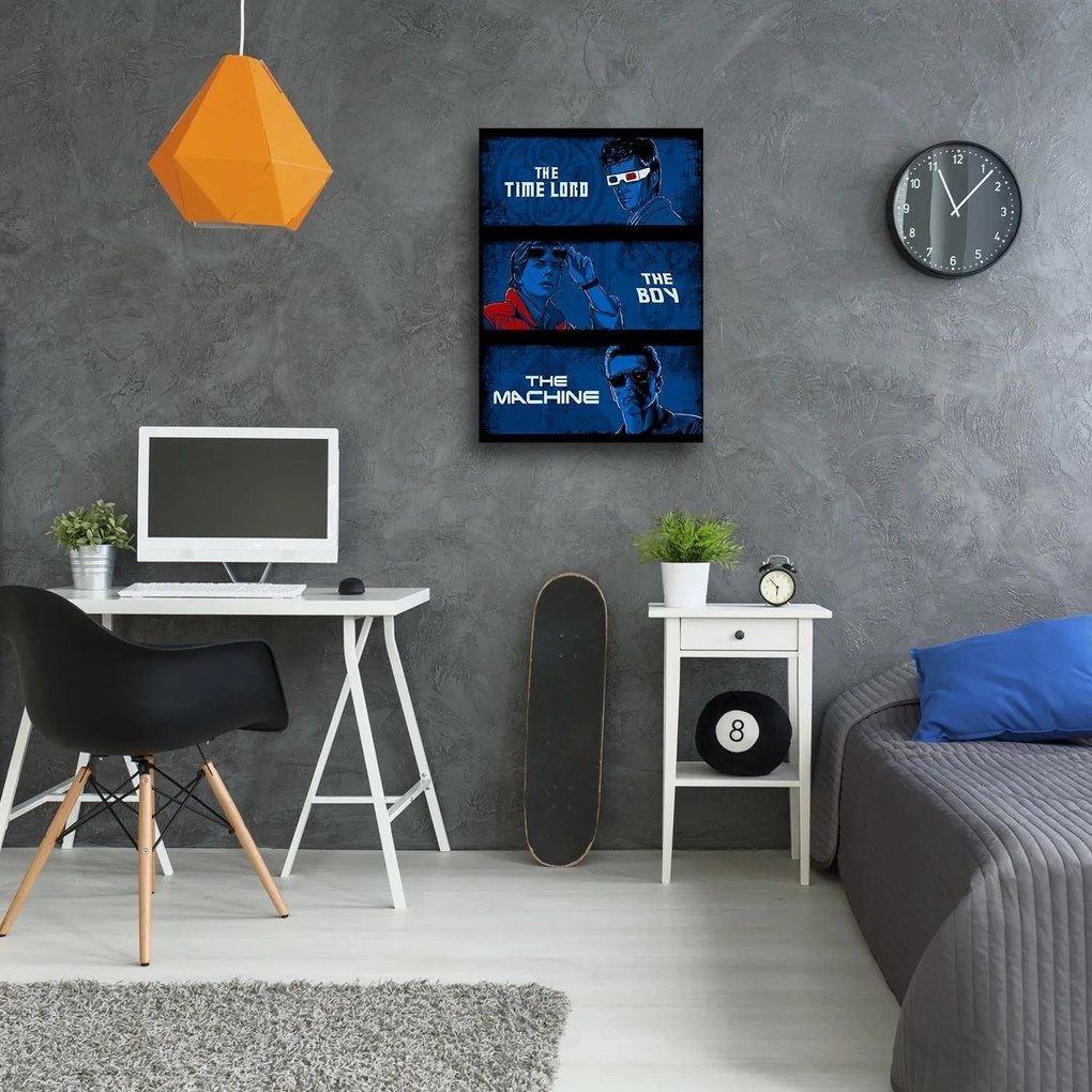 Gario Vászonkép Kollázs a férfiak szemüveges - DDJVigo Méret: 70 x 100 cm