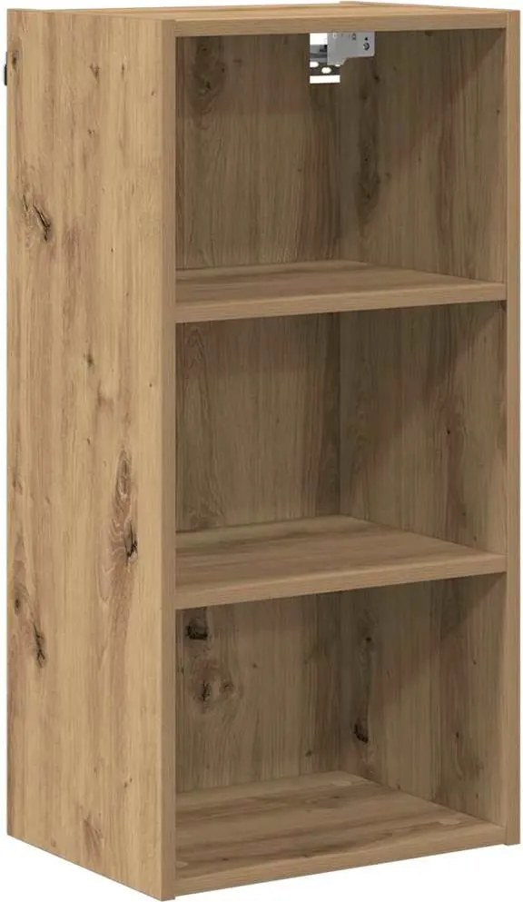 vidaXL Függő szekrény Artisan tölgy 40 x 29,5 x 80 cm Faanyag