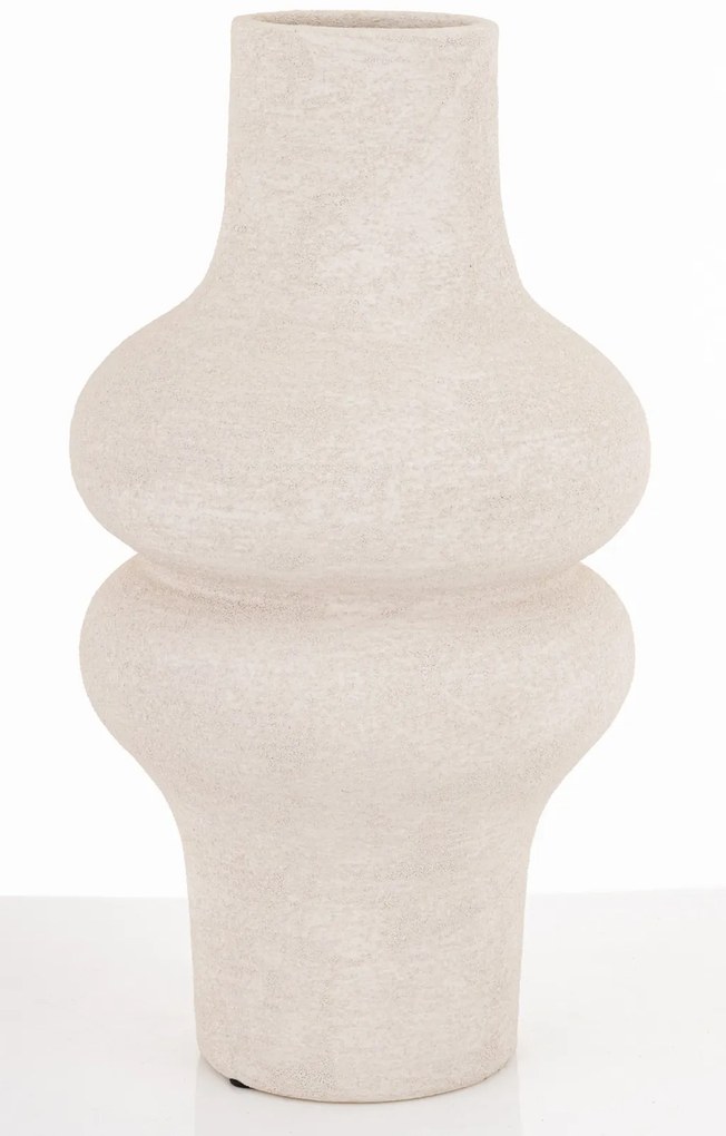Evora design Váza kerámia fehér 35x18.5x18.5cm