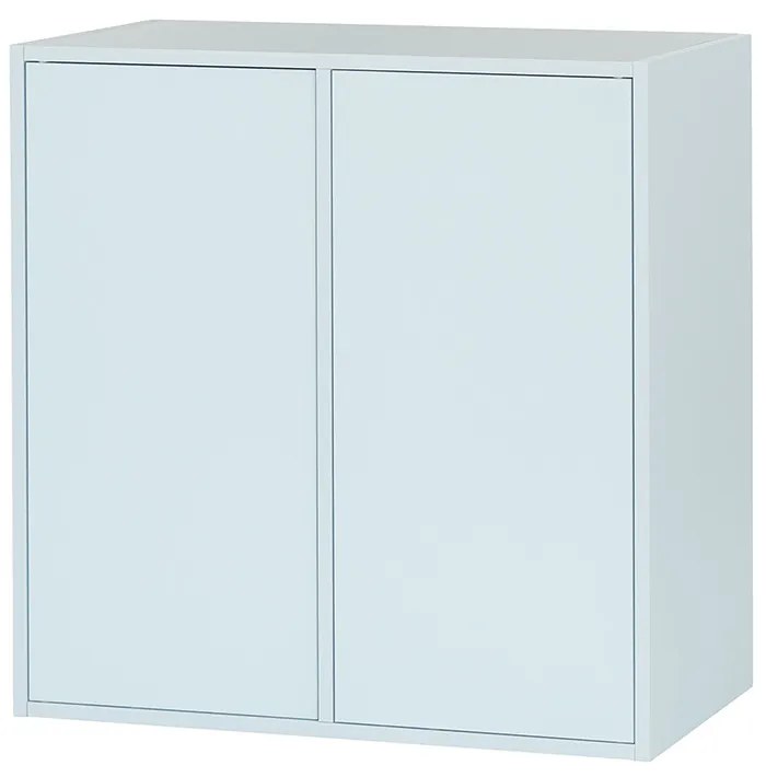 Boxie 2 ajtós fali szekrény 80x80x37 cm kék