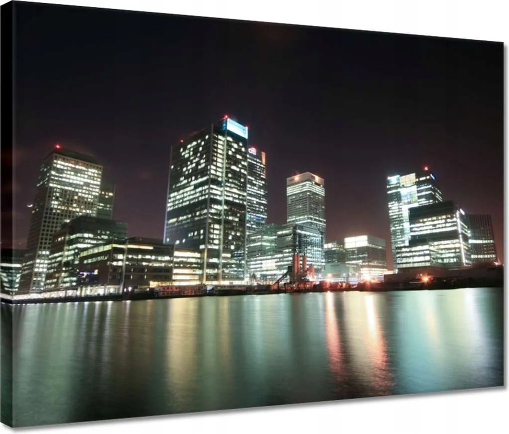 Vászonkép 40x30 Megvilágított London