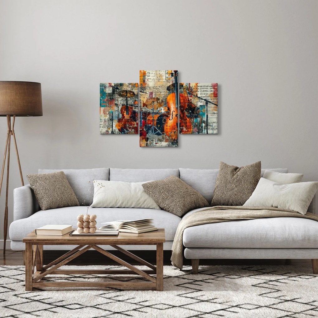 Kép - Hangszerek (90x60 cm)