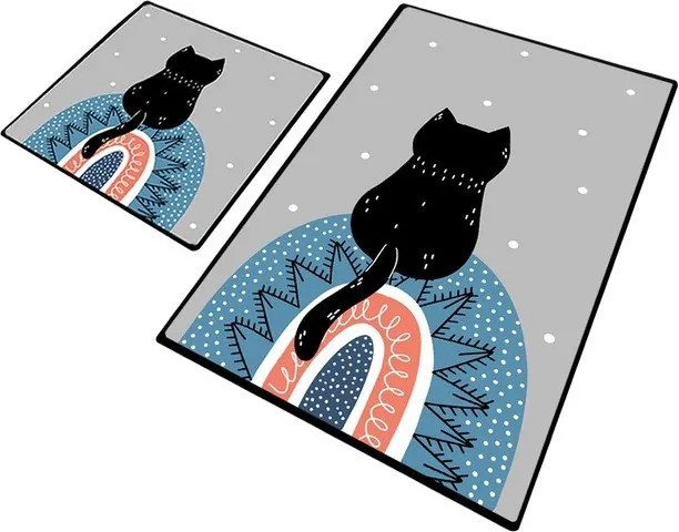 Fürdőszobai kilépő szett 2 db-os 60x100 cm Waiten – Foutastic