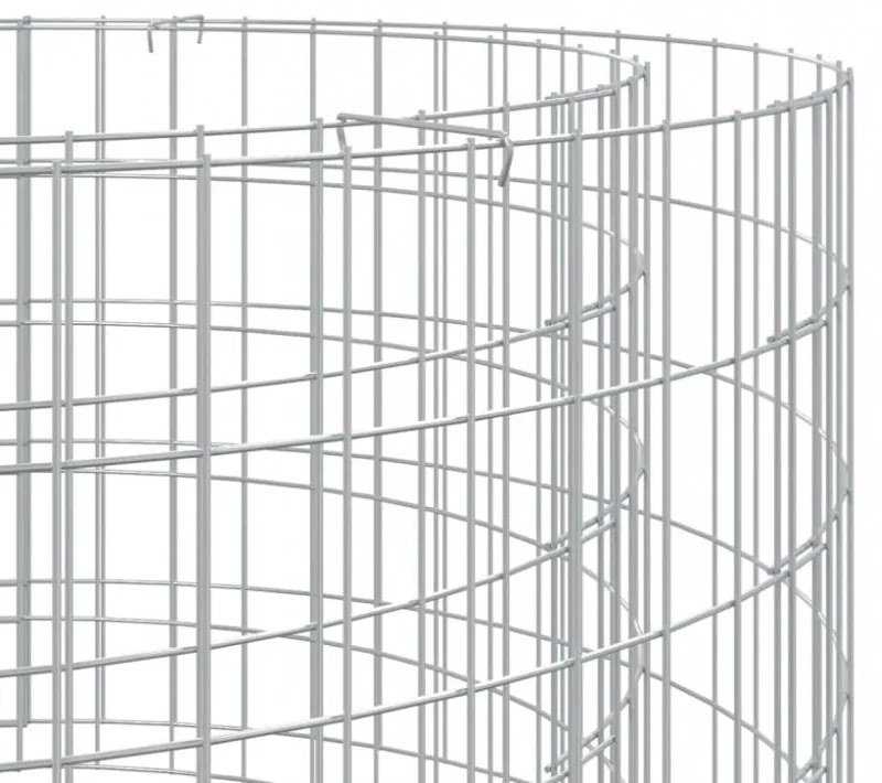 Horganyzott vas gabion tűzrakó Ø 50 cm