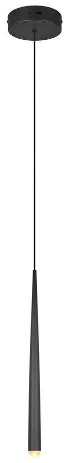 Fekete LED függőlámpa ø 14 cm Cala – Trio Select