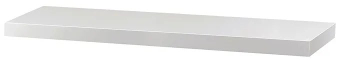 Fali polc P-013, fényes fehér