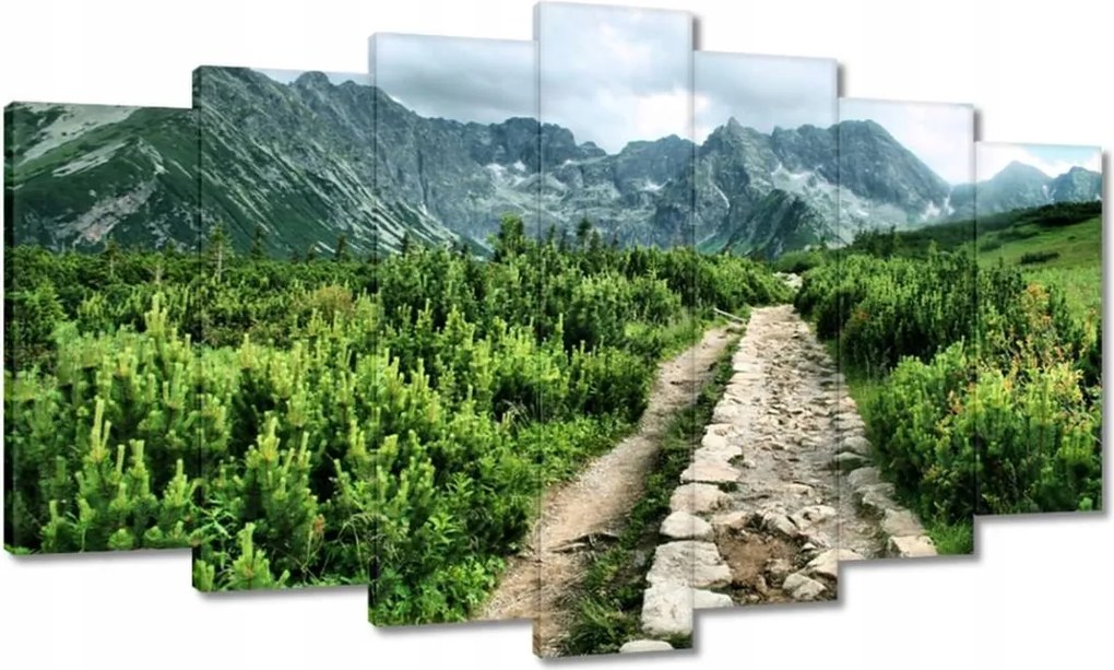 Festmények 140x80 Kő út Tátra