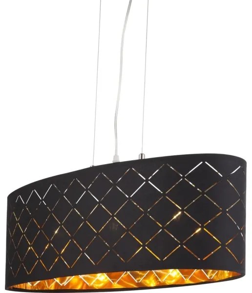 Globo 15229H2 - Csillár zsinóron CLARKE 3xE27/60W/230V