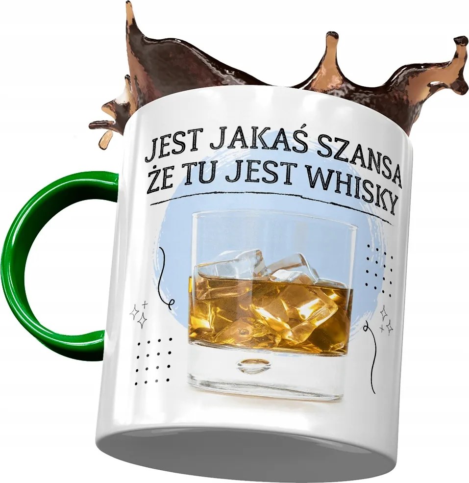 Bögre Zöld Vicces Van Valami Esély Ajándék Nyomtatott Fotóval