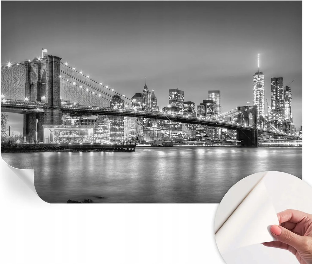 Modern öntapadós fotótapéta Mosható híd metropolisz 104x70 cm