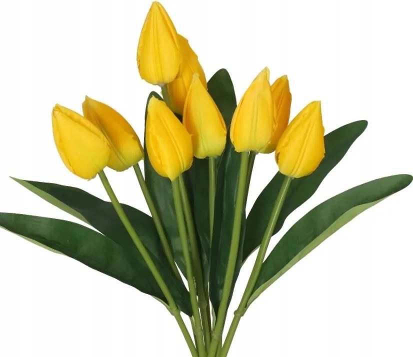 Tulipán Csokor Tulipán Művirág 45CM 9DB