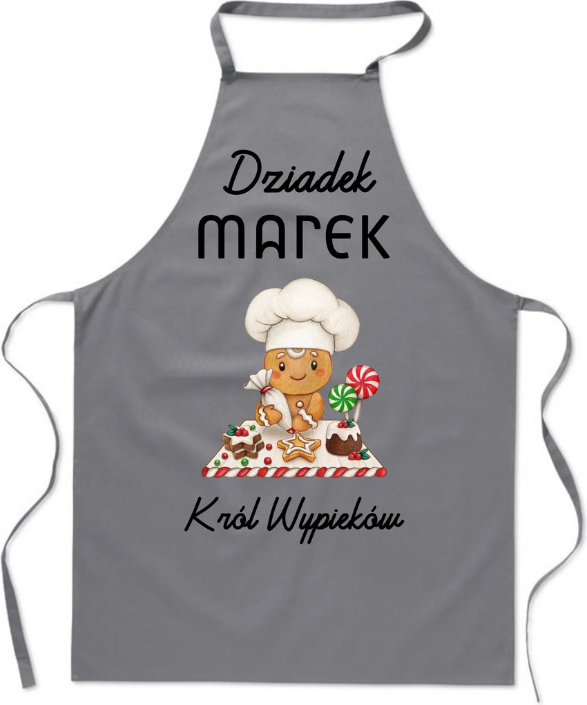Konyhai kötény Nagypapa (Név) Sütők Királya Nagypapa napja Ajándék