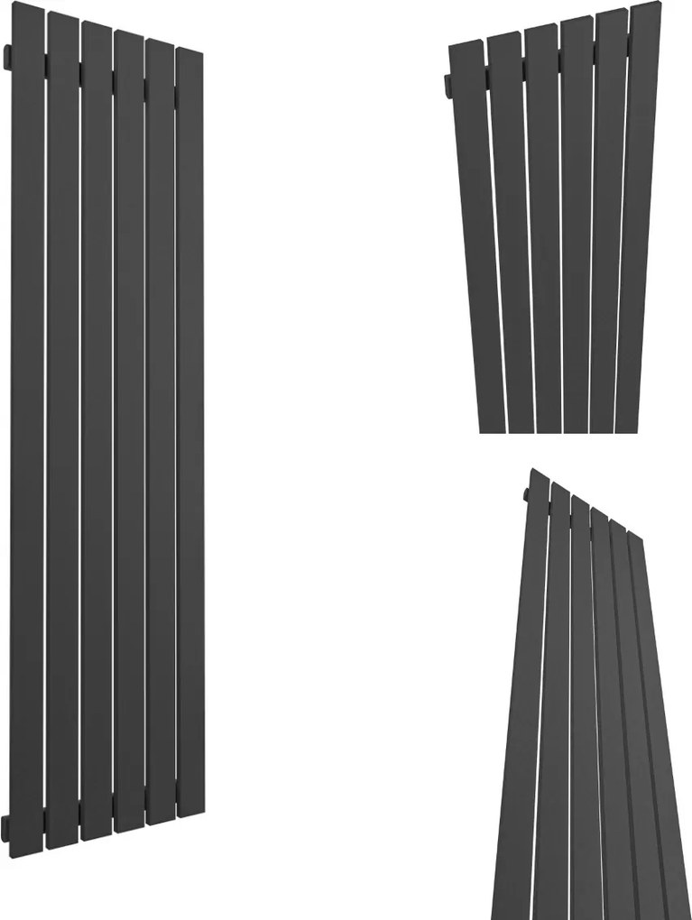Dekorációs Radiátor FÜGGŐLEGES-R6 1800/450 Fekete Szerkezet