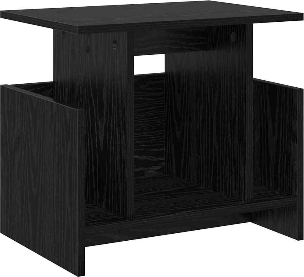 vidaXL TV állvány Fekete tölgy 50 x 35 x 45 cm Faanyag