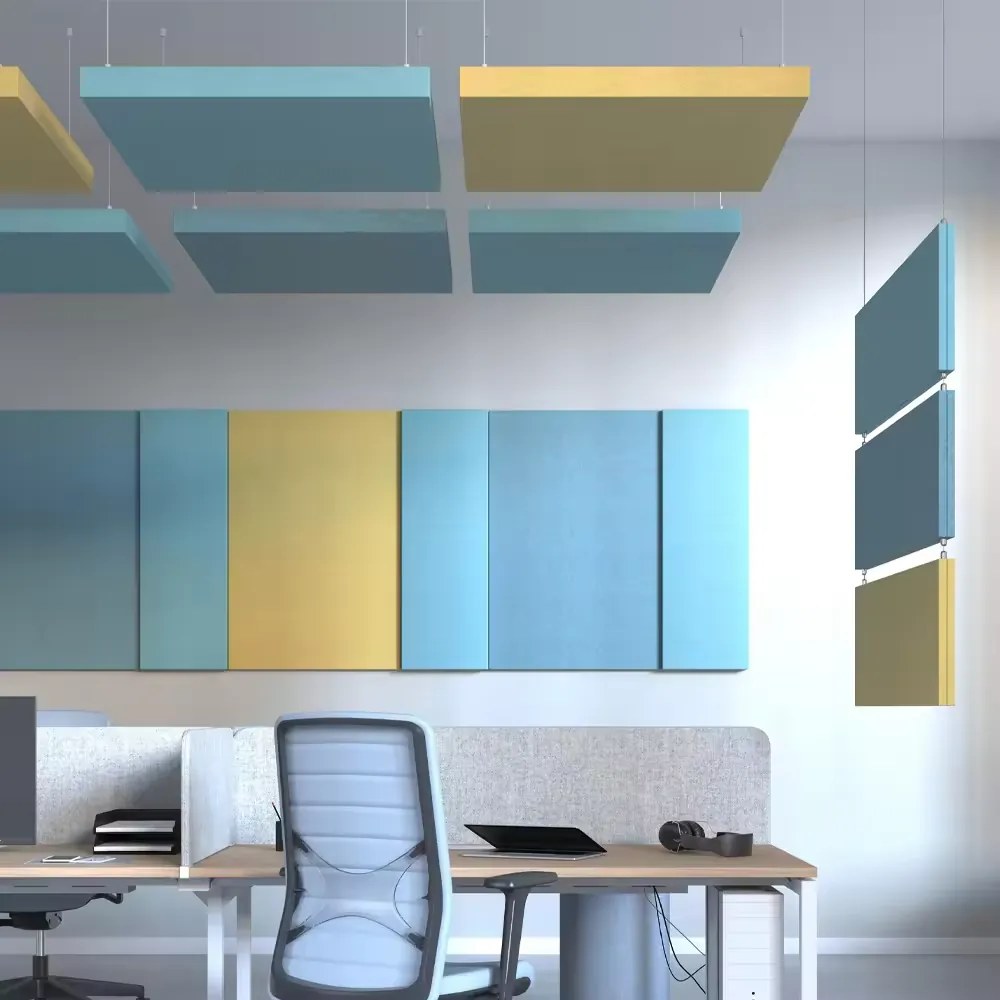 Bilnora extra sűrű vízszintes akusztikai mennyezeti panel 100x50x2,5cm - 04 beige