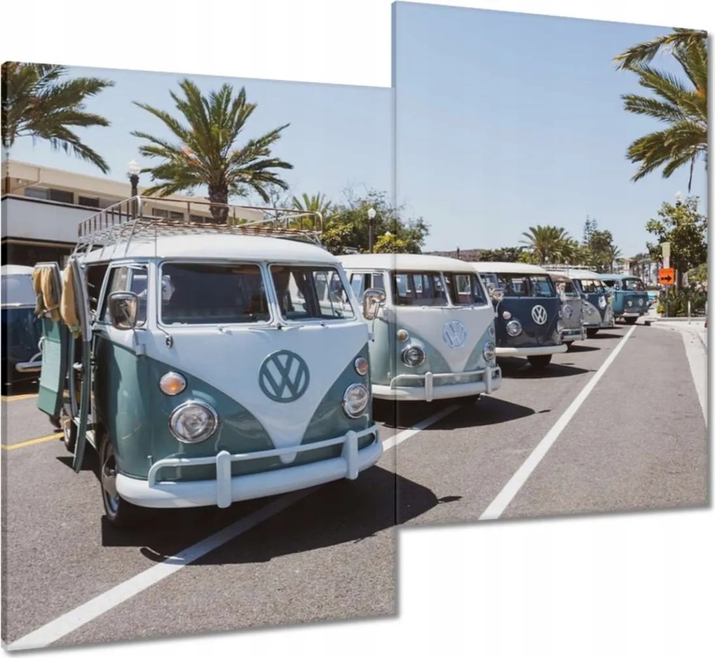 Vászonkép 80x70 Volkswagen Transporter Vw