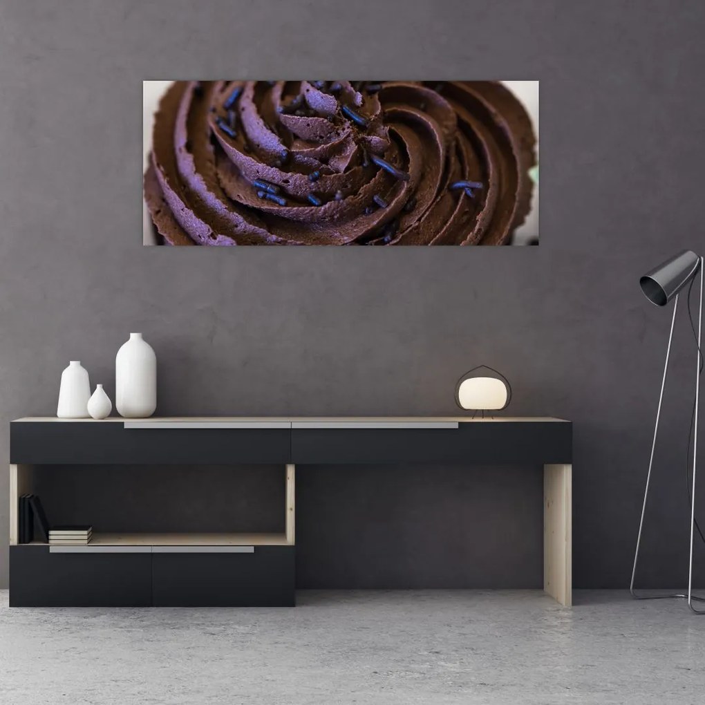 Kép - Csokoládé Cupcake (120x50 cm)