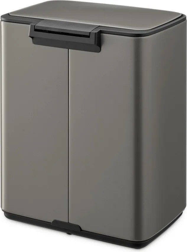 Szürke acél pedálos szemetes 12 l Bo – Brabantia