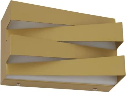 Searchlight 86410GO - LED fali lámpatest SECTION LED/18W/230V aranyszínű